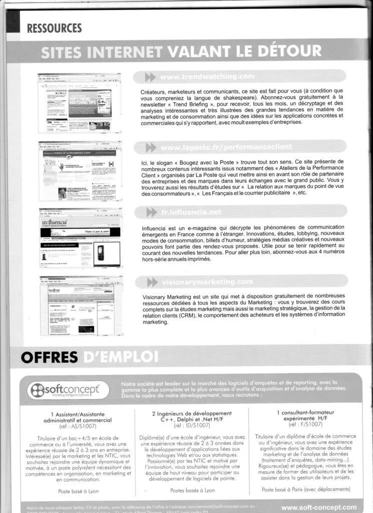 Soft concept distingue Visionary Marketing pour son travail