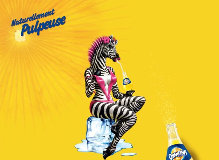 Etude sur la campagne d' Orangina "Naturellement Pulpeuse"