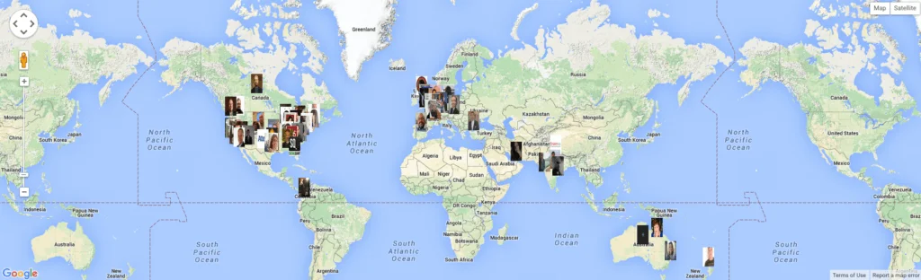 Twitter map my social