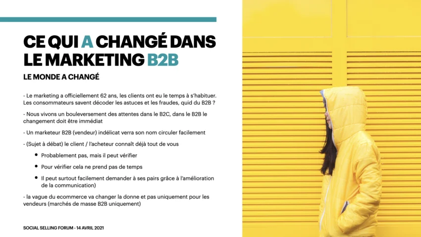 Monde et clients ont changé, il faut changer le marketing B2B !